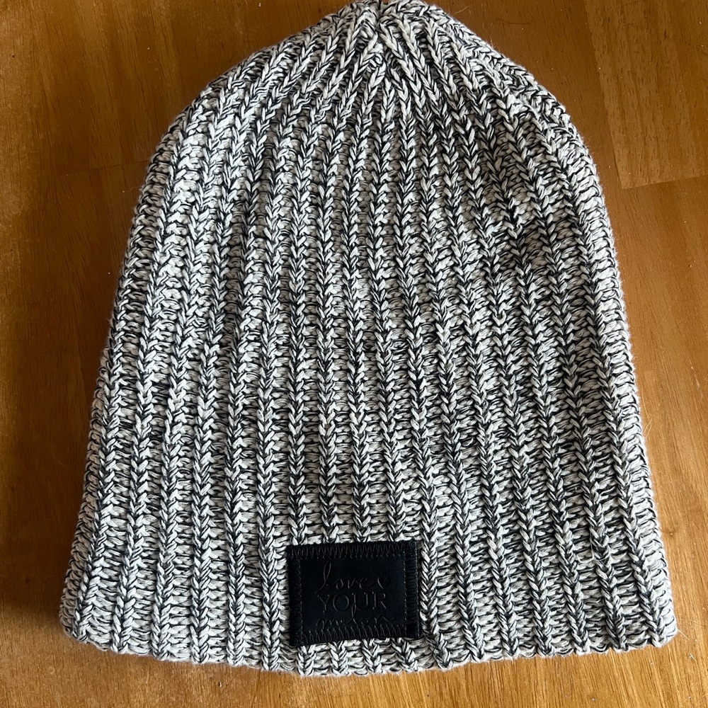 Love your Melon Black and Gray Beanie